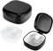 Zikenis Boîte de rangement pour prothèses dentaires avec tami,boîte à appareils orthodontiques,Boîtes pour Prothèses Dentaires,boîte à attelles dentaires pour support,boîte de nettoyage (Noir)