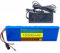 E-Bike-Akku 24 V 15 Ah 6S2P Lithium-Ionen-Akku Für Elektrofahrräder Mit 200-W-Motor, Elektroroller, Mit 20 A BMS Und Ladegerät 24V15AH,T