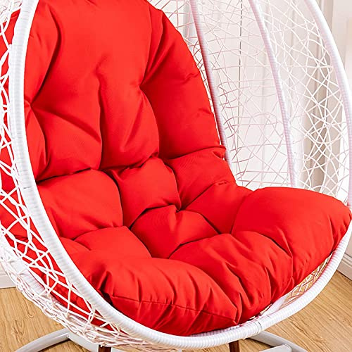 Verdicktes rundes Kissen für Rattan-Sessel und Gartenei-Hängesessel, rutschfestes Outdoor-Sitzkissen für Terrassen, bequemes, weiches Kissen (D)