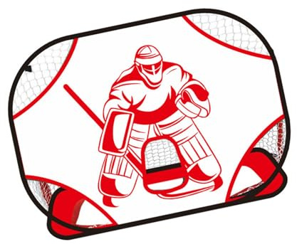 TSMORY Innovatives Eishockey-Torwart-Übungsnetz für Indoor- und Outdoor-Übungen mit starker Baugenauigkeit, Trainings-Hockey-Tor für Kinder