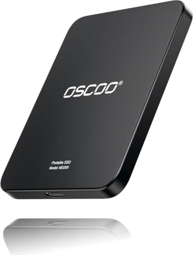 OSCOO 512GB Magnetic Portable SSD, Up to 2000MB/s, External Solid State Drive Compatible with MagSafe for iPhone 15/16/17, Mac, Laptops & Tablet – Reliable Storage for Students, Gaming & Professionals | Compatible with MagSafe for iPhone 15/16/17, Mac, Laptops & Tablet, Reliable Storage for Students, Gaming & Professionals
