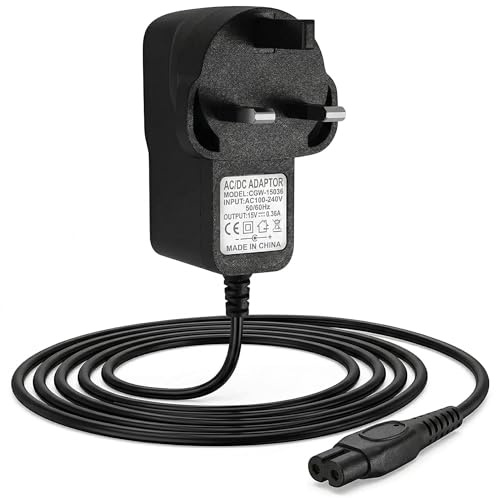 15V Fit for Philips Shaver Charger UK, Fit for HQ8505 5000 9000 Series