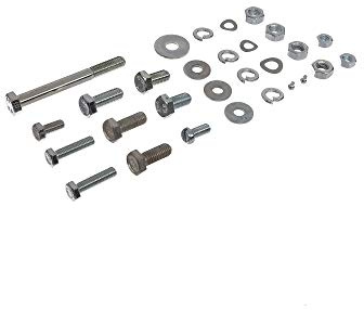 MZA Normteile-Set Schraubensatz Simson S50, S51, S70 Rahmen Obergurt Stützstreben Unterzugstreben Sitz Sitzbank Tank