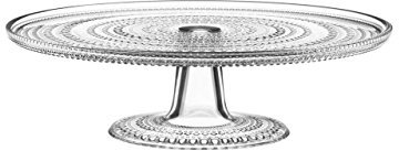 iittala Kastehelmi Dewdrop Clear Cake Stand by Iittala