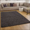 Paco Home Shaggy Hochflor Langflor Teppich Sky Einfarbig in Anthrazit, Grösse:120x170 cm
