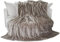 Brandsseller Decke Sofa Kuscheldecke-Felldecke 150x200 cm Couchdecke Sofaüberwurf für Wohn- und Schlafräume | Taup-Grau