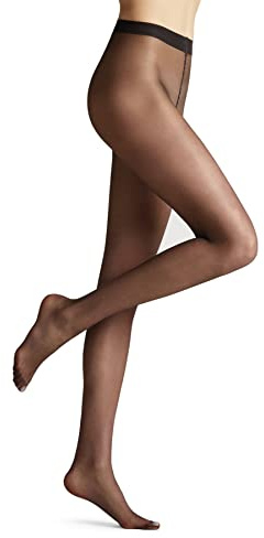 FALKE Damen Seidenglatt 15 DEN Strumpfhose feines weiches nachhaltiges Material transparent glänzend reißfest druckfreier Komfortbund Feinstrumpfhose verstärkte Fußspitze und feiner Naht 1 Stück