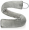 COM-FOUR® Cortavientos, Cortavientos Extra Fuerte con cordón, Cortavientos eficaz, Buen Sellado contra Corrientes de Aire y pérdida de Calor, Felpudo (Gris Claro)