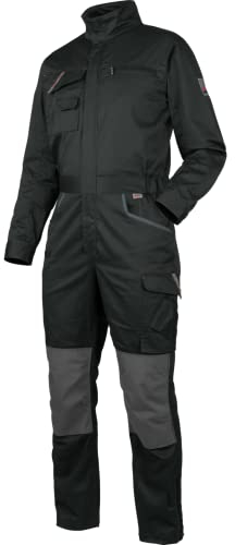 WÜRTH MODYF Overall Stretch X - professioneller Arbeitsoverall für Herren - Overall mit Knieschutztaschen - in der Größe 4XL in Grau
