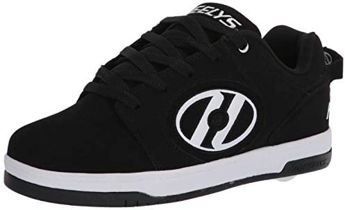 Heelys Men's Voyager Track Shoe, Black/White, 12 UK