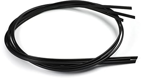 Othmro Lot de 3 Baguette de Soudure en Plastique PP, Longueur 1M, 5×2,5mm(BxTHK) Baguette de Soudure pour Réparation de Coque en Plastique PP, Baguette de Soudure pour Réparation Plastique, Noir