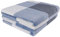 PiccoCasa Fleecedecke Karierte Decke Tagesdecke Flanell Große Decke Wohn- & Kuscheldecke Warm & Weich als Sofadecke/Couchdecke Sofaüberwurf Blau&Weiß 150x200cm