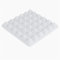 12 Stück Akustikplatten Schwamm Schallschaum-Pyramide absorbierend Schallschutz Schaumstoff 25 x 25 x 5 cm (weiß)