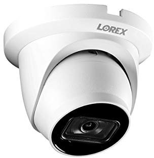 Lorex 4K (8MP) Smart IP Dome Security Camera with Listen-in Audio and Real-Time 30FPS Recording - White