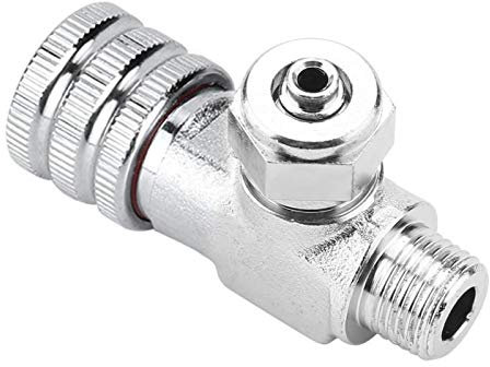 Garosa CO2-Regler fr Aquarium, CO2 Blasenzhler Nadel Rckschlagventil Aquarium Zubehr (1)