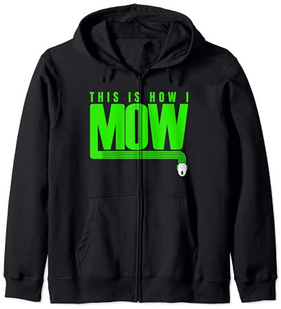 This Is How I Mow Rasenmäher Roboter Mähroboter Kapuzenjacke