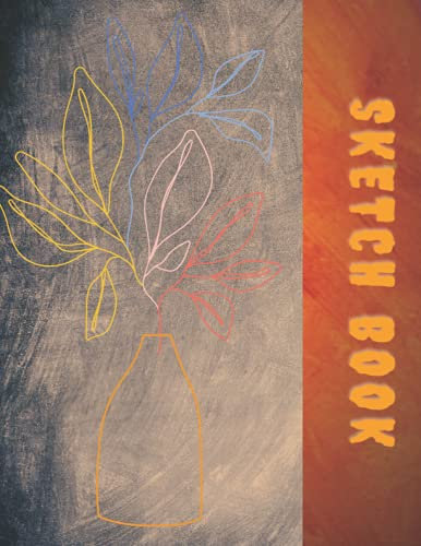 sketch book - white papers for drawing professionals, 8.5×11inch,kids drawing book: 109 pages drawing pad