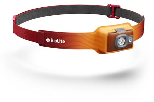BioLite HPB0312 Ultra Lightweight & Bright Headlamp 325 Lumens USB Rechargable - Ember Yellow