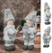 Cepewa Winterkinder Junge Mädchen Frostlook | Terracotta Polyester H15cm | Kinderpaar mit Herz Stern Winter - und Weihnachtsdeko (1 x Winterkinder 15cm)