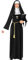 Morph Nonnen Kostüm Damen, The Nun Kostüm, Nonnenkostüm Damen, The Nun Kostüm Damen, Nonne Kostüm, Nonne Kostüm Damen, Nun Costume - M