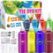 PATIFEED Batikfarben Set für Kinder und Erwachsene mit 120ML Flaschen 26 Vibrant Batik Set - Permanent Ungiftig Batik Farben für Große Gruppen, Tie Dye Party Supplies (Dye bis zu 45 Projekt!)