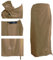 onewind Regenrock für Damen und Herren, halber Poncho, wasserdicht, ultraleicht, Silnylon, Regenhose, Kilt, winddicht, Regenbekleidung, Futter für Camping, Wandern, Rucksackreisen, Braun,
