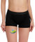 Okdance Perioden-Bademode für Teenager, Mädchen, Damen, 4-lagig, mittlere Taille, zum Schwimmen, auslaufsicher, starker Durchfluss, spurlos, für Wasseraktivitäten (Boxer), Schwarz , S