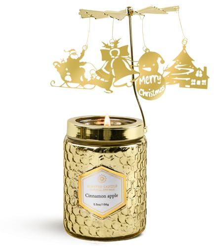 Carrousel Bougie Bougie Rotative Bougeoir De Noël Bougeoir Rotatif Décoration De La Maison Bougeoir Rotatif En Métal Bougeoir Pour Cadeaux De Noël Décorations De Noël