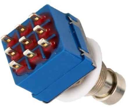 Wahre Bypass -Pedal -Gitarren -Effekte Pedal 3pdt 9 Pins Box Stomp Foot Switch True Bypass E -Gitarrenzubehör