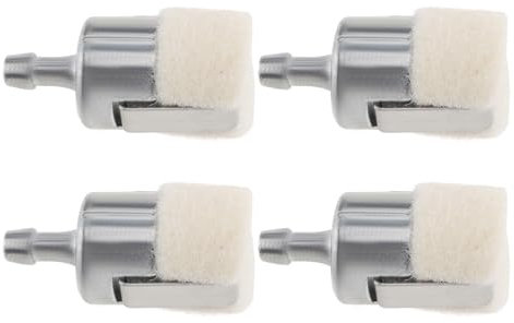 LT Easiyl 4 Filtros de Tanque de 5 Mm para Desbrozadoras Filtro de Tanque Filtro de Gasolina Tipo Péndulo para Desbrozadoras Y Otros Dispositivos con Tanque Tipo Péndulo