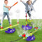 CWLAKON Juguete Acuático 4 en 1 para Niños - Lanzador Béisbol, Cohetes, 2 Aspersores 360° - Juegos Exterior Verano Jardín/Piscina Diversión para Niños y Niñas
