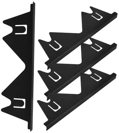 BESTOYARD Stove Counter Gap Cover Stove Top Covers for Gas Burners Stainless Steel Stove Side Gap Protector for Kitchen