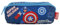 Diakakis Avengers Captain America Federmäppchen mit 2 Fächern für Kinder, Charakter, Geschenk zum Schulanfang (Rächer), blau, Modern