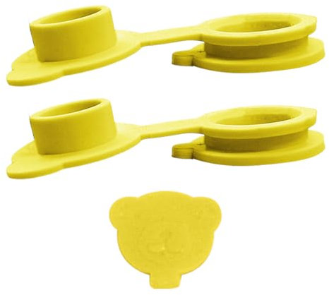 Badewannenstöpsel aus Silikon, Badezimmer-Ablaufstöpsel – 2 x Badewannen-Stopper aus Silikon mit Bärenform | Abflussstopfen für Waschbecken