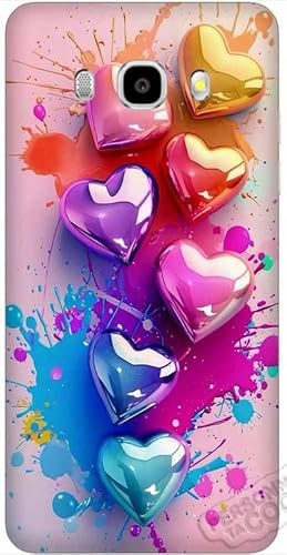 Cover custodia In Plastica Rigida Compatibile Con Samsung Galaxy J5 2016,Design cuore