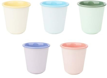 KJHZCE Tazza da caffè in Ceramica Macaron, Tazza da caffè Espresso, Tazza da tè, Tazza da Succo, 9 OZ, Rosa(5 Colors)