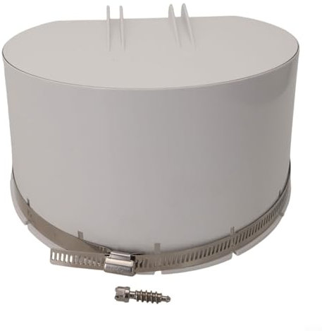 Clapet anti-retour en PVC au design élégant pour canalisations, empêche les odeurs et maintient la propreté à l'extérieur (160 mm)