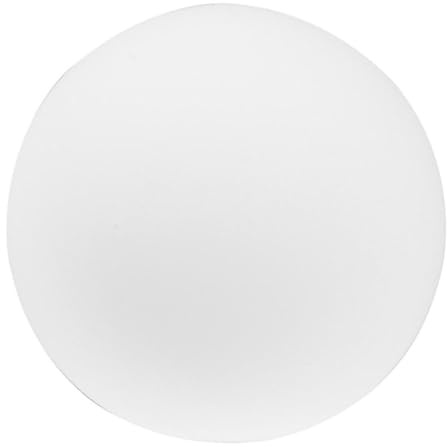 Glaslampenschirm Kugelform als Ersatz für Tisch und Stehlampen | Weiß, 30mm Kaliber, Leicht Montierbar und Abnehmbar, für Büro und Zuhause, Dekorativ