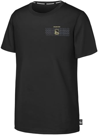 NBA Golden State Warriors T-Shirt mit Grafik, Schwarz