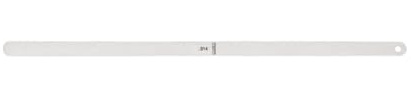 Starrett 667-14 Steel Feeler Gage, 0.014 Thickness, 12 Length