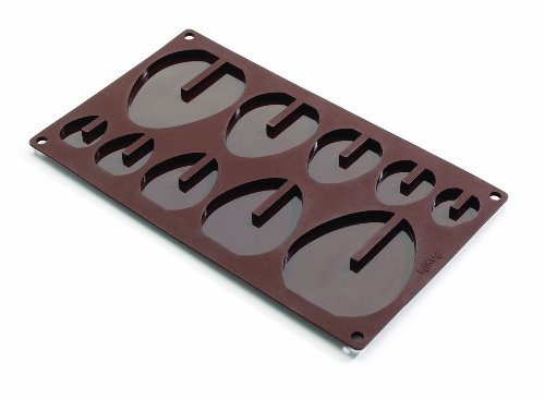 Lékué 0210405M02M017 - Stampo 3D per Pasqua, 5 uova, colore marrone