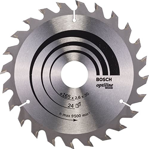 Bosch TCT Optiline Circular Saw Blade 165 x 30mm x 24T