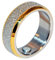 Energetix-4you Bicolor Magnetring 106 Diamantenstaub Silber Gold Partnerring Ehering Verlobungsring Größe 16 bis 21 (22)