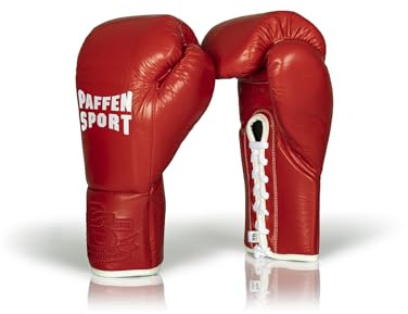 Paffen Sport «Pro Classic» Profi-Boxhandschuhe – rot – 8UZ