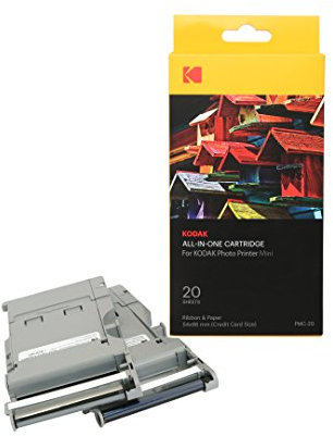 KODAK PMC - 20 Papier de Rechange pour Imprimante PM Blanc