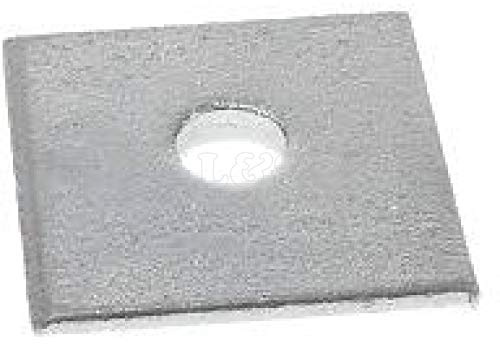 Square Plate Washer, M16 (Hole) Size: 3, Thick: 6mm - Each