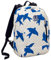 INVICTA RUCKSACK ORIGAMI, Geräumige Schultasche für Teenager, Mädchen & Jungen, 2 wechselbare Muster, für Schule, Sport&Freizeit, Doubleface; blau/mehrfarbig