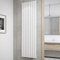 Schulte Design-Heizkörper Aachen, 200 x 61 cm, 1502 Watt Leistung, Mittelanschluss, alpin-weiß, Wohnraum-Heizkörper für Zweirohr-Systeme