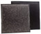Luxflair Eckiges Filz Wende-Sitzkissen 6er Set in dunkelgrau/schwarz. Waschbare Sitzauflage mit Füllung für Stuhl und Bank, Outdoor-beständig. Edles Sitzpolster ca. 35x35cm groß