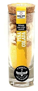 Mini mélanges cocktails en verre shot - Piña Colada